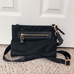 Michael Kors Black Lock Purse Clutch Crossbody 💛